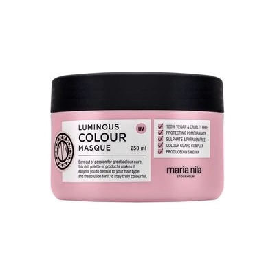 Maria Nila Luminous Colour Hair Masque подхранваща маска за боядисана коса 250 ml