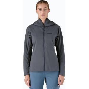 Patagonia Дамско хибридно яке Patagonia Nano-Air Ultralight с пълноцип и качулка в цвят смолдер блу