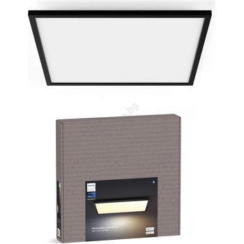 Philips - LED димируемо таванно осветително тяло Hue AURELLE LED/39W/230V 60x60 cm черно (P6838)
