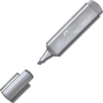 Faber-Castell Текст маркер 1546, металик, сребрист (1010100066)