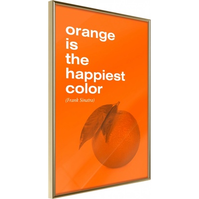 Artgeist Plagát - The Happiest Colour [Poster] Veľkosť: 20x30, Verzia: Zlatý rám