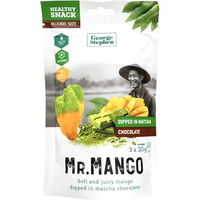 George and Stephen Mr. Mango v matcha čokoládě 3 x 20 g