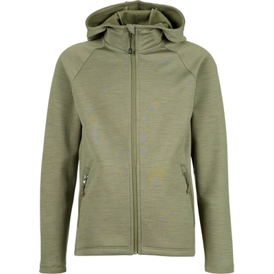 Heber Peak Детско вълнено яке Heber Peak Kid's Merino210 EvergreenHe. Zip Hoody Zip-up hoodie - Lucky Green - размер 164 (EU) (703-6574-0416)