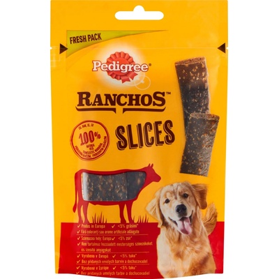 Pedigree snacky Ranchos Slices hovädzie 60 g