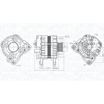 MAGNETI MARELLI Alternátor MAG 063736232010