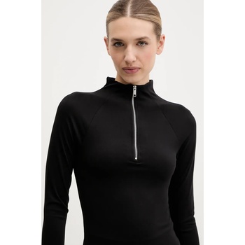 P. E Nation Блуза с дълги ръкави P. E Nation Routine в черно с поло 251L160 (251L160)