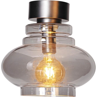 By Rydéns 4202200-4500-Таванно осветително тяло DOLORES 1xE27/5W/230V Ø30 см сив/опушен (RS0147)