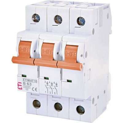 Eti 002100322 Etimat COLOUR B 3p 63A 6kA