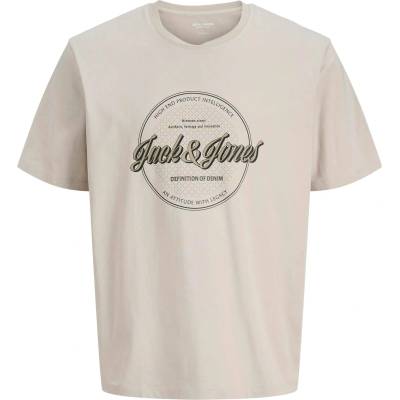 JACK & JONES Тениска jjedover denim tee ss o-neck sn pls
