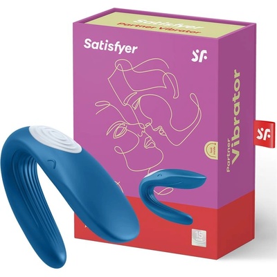 Satisfyer Вибратор за двойки калифорнийско синьо Satisfyer Double Whale