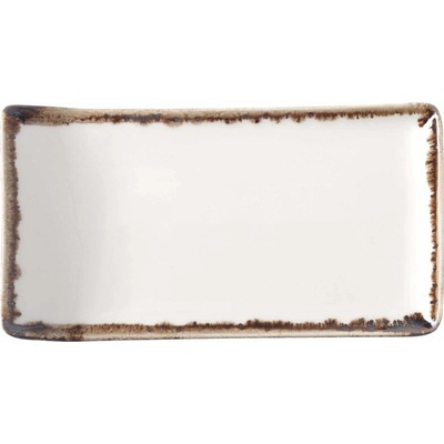 FINE DINE Servírovací tanier 215x180 mm, krémový Vanilka
