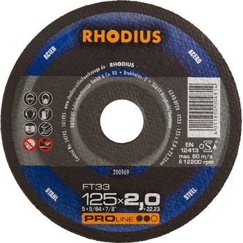 Rhodius Kotouč řezný 230 x 2 x 22,23 mm 200979