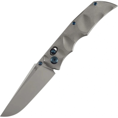 Kansept SIF Satin CPM S35VN Titanium with Dimples and Orange Peel Finish K1100V1