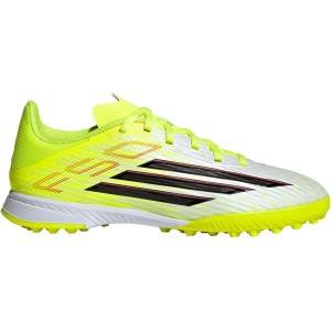 adidas Юношески футболни стоножки Adidas F50 League Juniors Astro Turf Football Boots - Solar Yellow