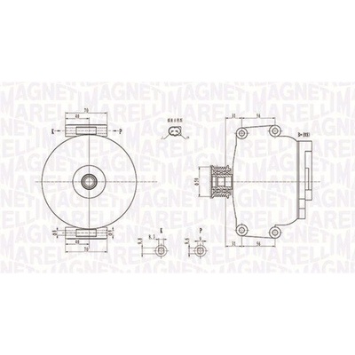 Alternátor MAGNETI MARELLI 063731846010