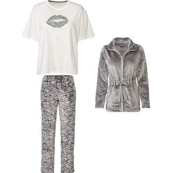 Esmara dámské 3 dielna súprava sivá biela