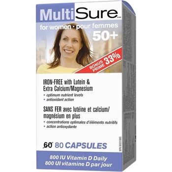 Image 1 of Webber Naturals MultiSure® Women 50+ [80 капсули]