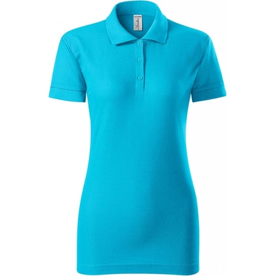 MALFINI Piccolio joy p22 / Дамска поло тениска - тюркоазено синя xxl (p224417)