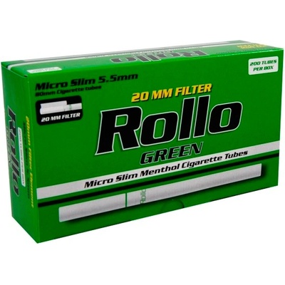 Rollo Dutinky Micro Slim Green 200 ks