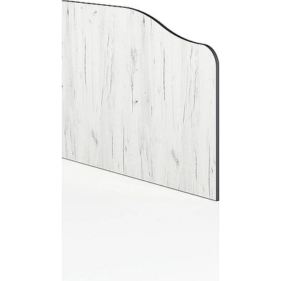 ИРИМ Горна табла за единично легло Сити 2038 дъб крафт бял