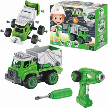 BUKI RC Stavebnice Popelářské auto 2v1