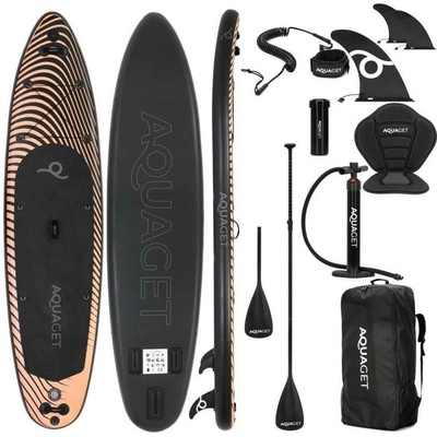 Paddleboard AQUAGET Tiger Flow 350 cm set – Zboží Mobilmania