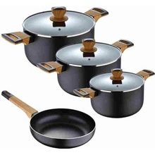BERGNER s nepriľnavým povrchom 7 ks Earth Black BG-34630-BK