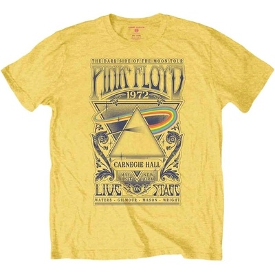 Pink Floyd tričko Carnegie Hall Poster Yellow