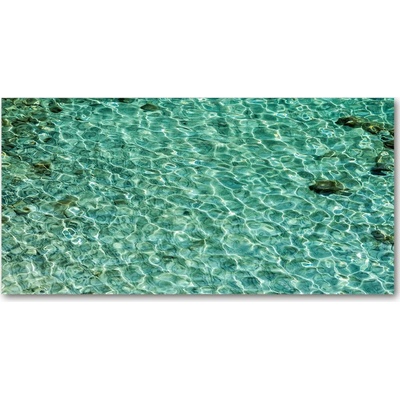 Foto obraz fotografie na skle priezračná voda 100x50 cm