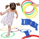 Farebné obruče na hru v triede 10 kolies a konektory