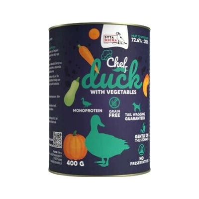 Syta Micha Chef Monoprotein Kačica so zeleninou 400 g