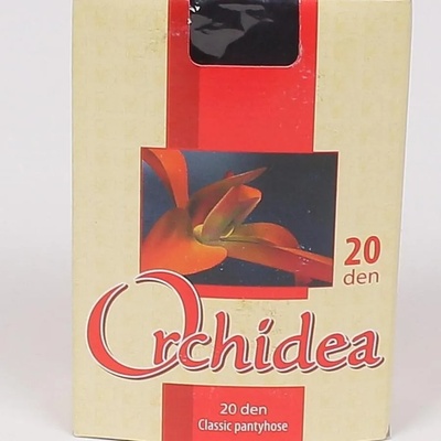 Дамски чорапогащник в черно с ограничител 20 den