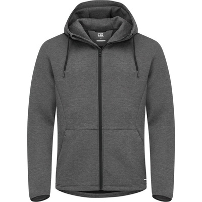 Cutter & Buck mikina Pemberton Hood FZ Men na zip s kapucí anthracite