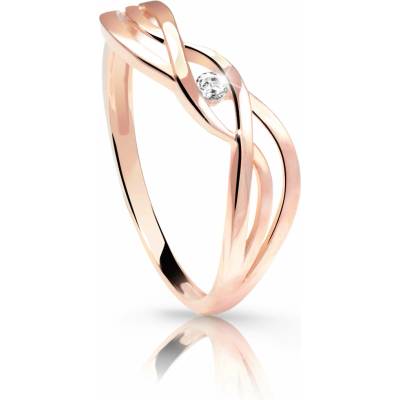 Cutie Jewellery gold dámský prsten Z6712 1843 ze zlata se zirkonem Růžová