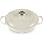 Le Creuset Kastról SIGNATURE 26 cm 2,2 l MERINGUE liatina