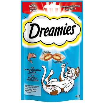 Dreamies лакомство за котки със сьомга - 60 гр