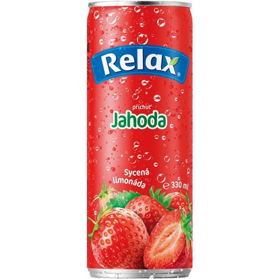 Relax 100% jahoda 12 x 330 ml