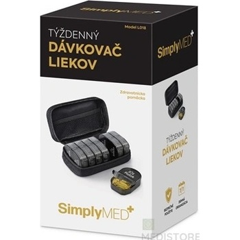 SimplyMED TÝŽDENNÝ DÁVKOVAČ LIEKOV cestovný, model L018, 1x1 ks Ningbo Ing Tiger Crafts Co., Ltd.