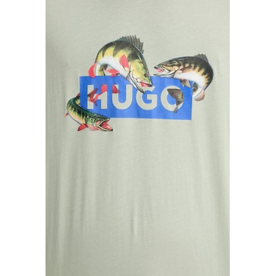 Памучна тениска Hugo Blue Nalotrix (50554349)