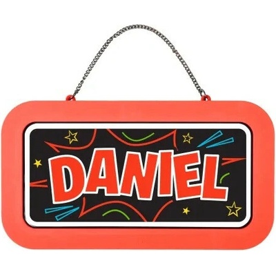 Albi Neonová cedulka se jménem - Daniel NEO