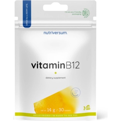 Nutriversum Vitamin B12 250 mcg | Cyancobalamin [30 Таблетки]