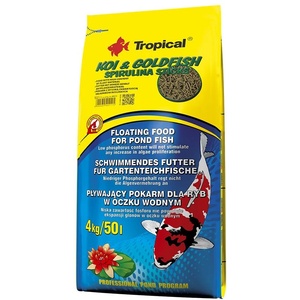 Tropical Koi & Goldfish спирулина пръчки - 50 л