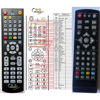 GENERAL HYUNDAI DV2X336PVR - съвместимо дистанционно управление на марката General (DV2X336PVR)