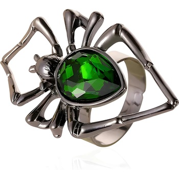 HARAHU Пръстен sp-29888 - Черен / Зелен kp29888 (sp-29888)