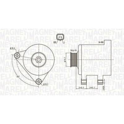 generátor MAGNETI MARELLI 063731761010