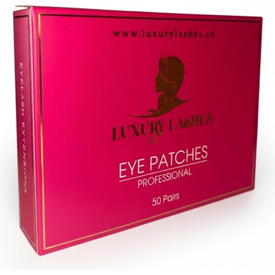 Luxury Lashes Gélové podložky na predlžovanie rias s výrezom 25 ks