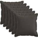 vidaXL Калъфка за възглавница 6 pcs HOUTEN Тъмносиво 40 x 40 cm (916655)