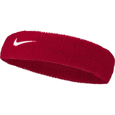 Nike Swoosh headband červená biela