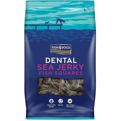 FISH4DOGS DENTAL SEA mořská ryba čtverečky 575 g