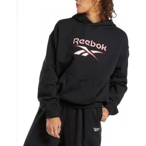 Reebok Archive Classics Big Logo Fleece Hoodie Black - magazinko